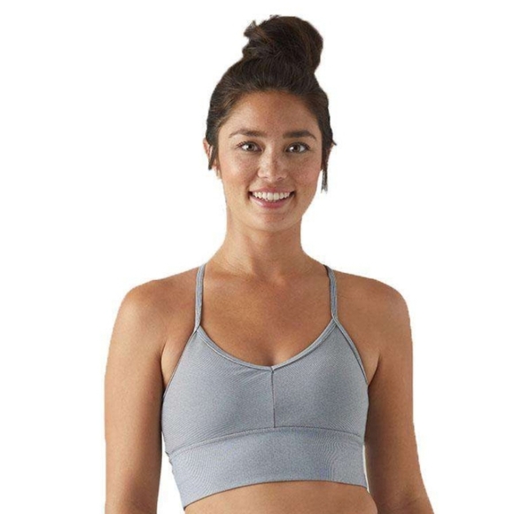 Glyder, Pinstripe Sports Bra (Black/White), Size‎ XS - Picture 3 of 5